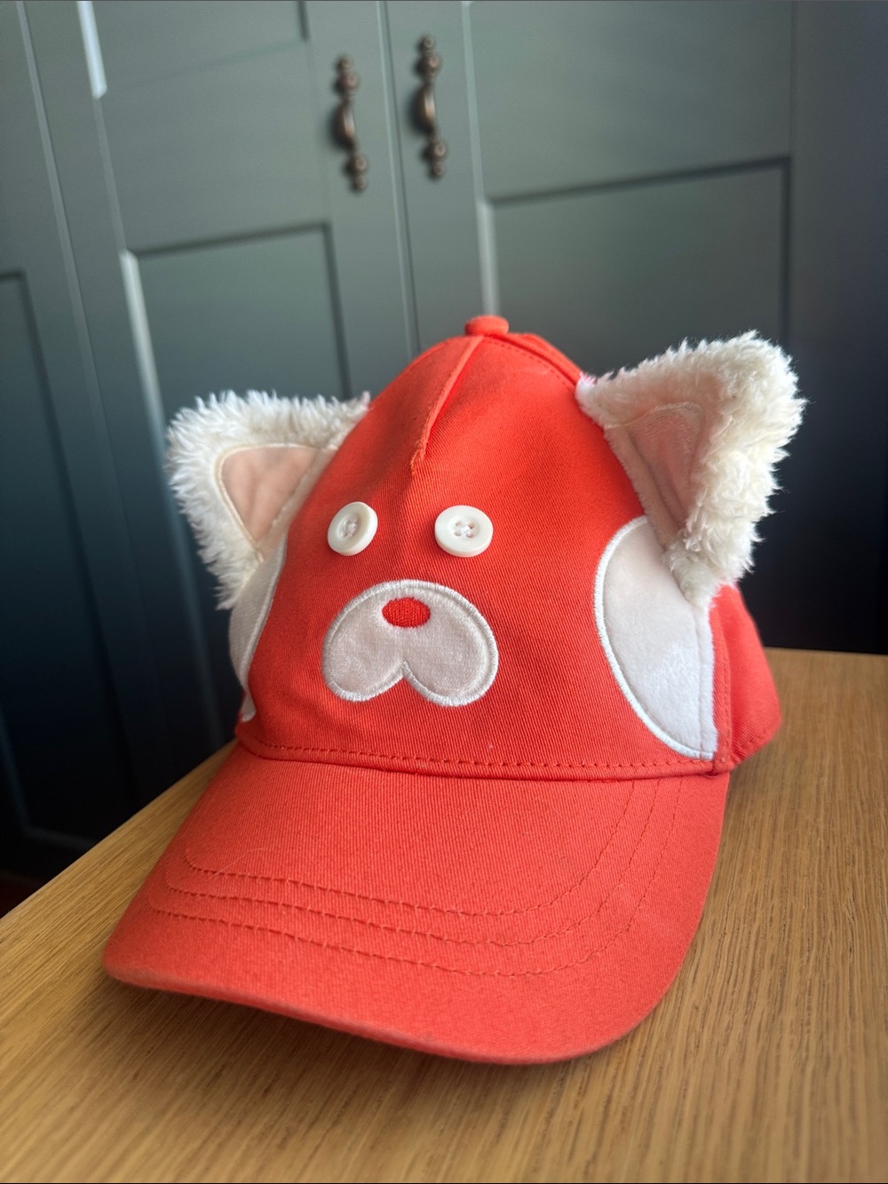 Turning Red Pixar Baseball Cap with Ears - Adult size